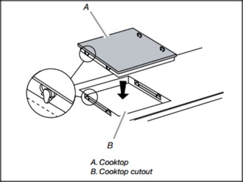 induction cooktop mount instructions